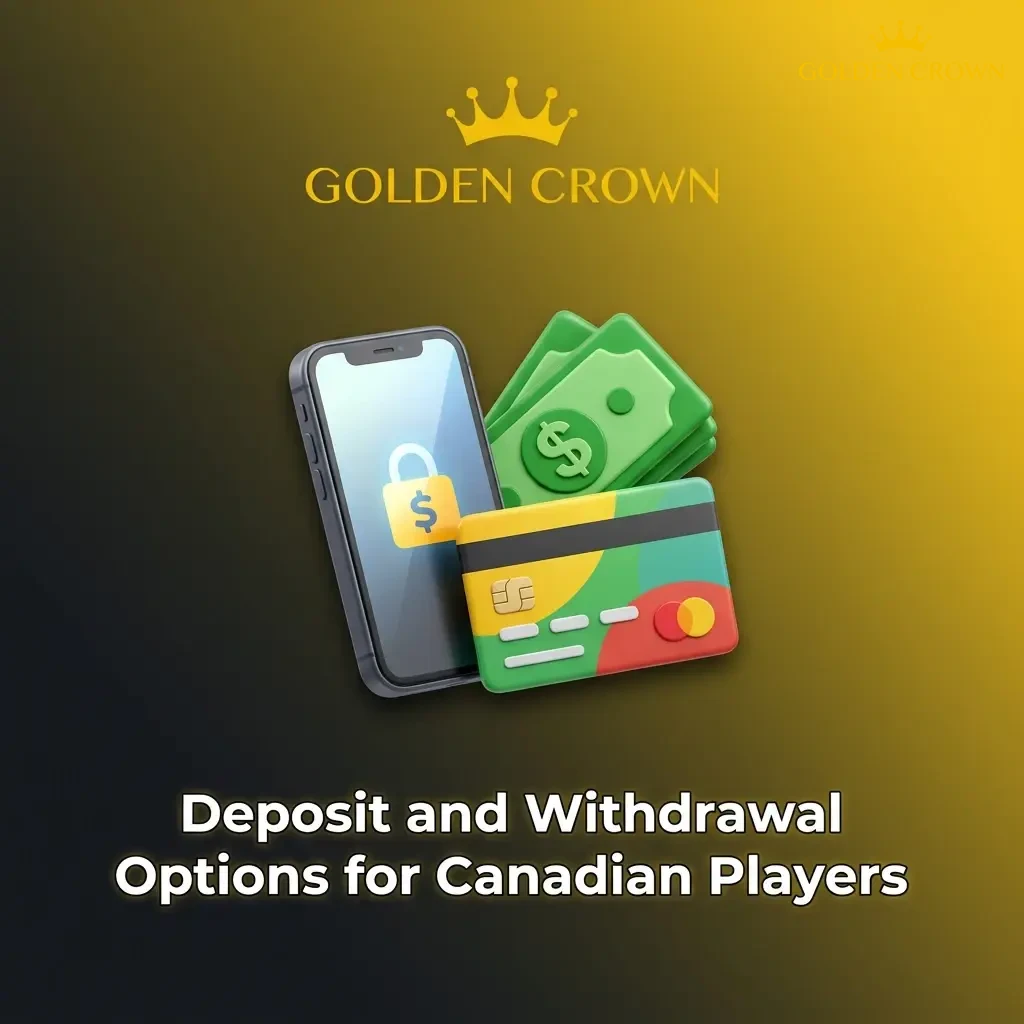 Canadian dollar payment options at Golden Crown Casino including Interac, crypto, and e-wallets